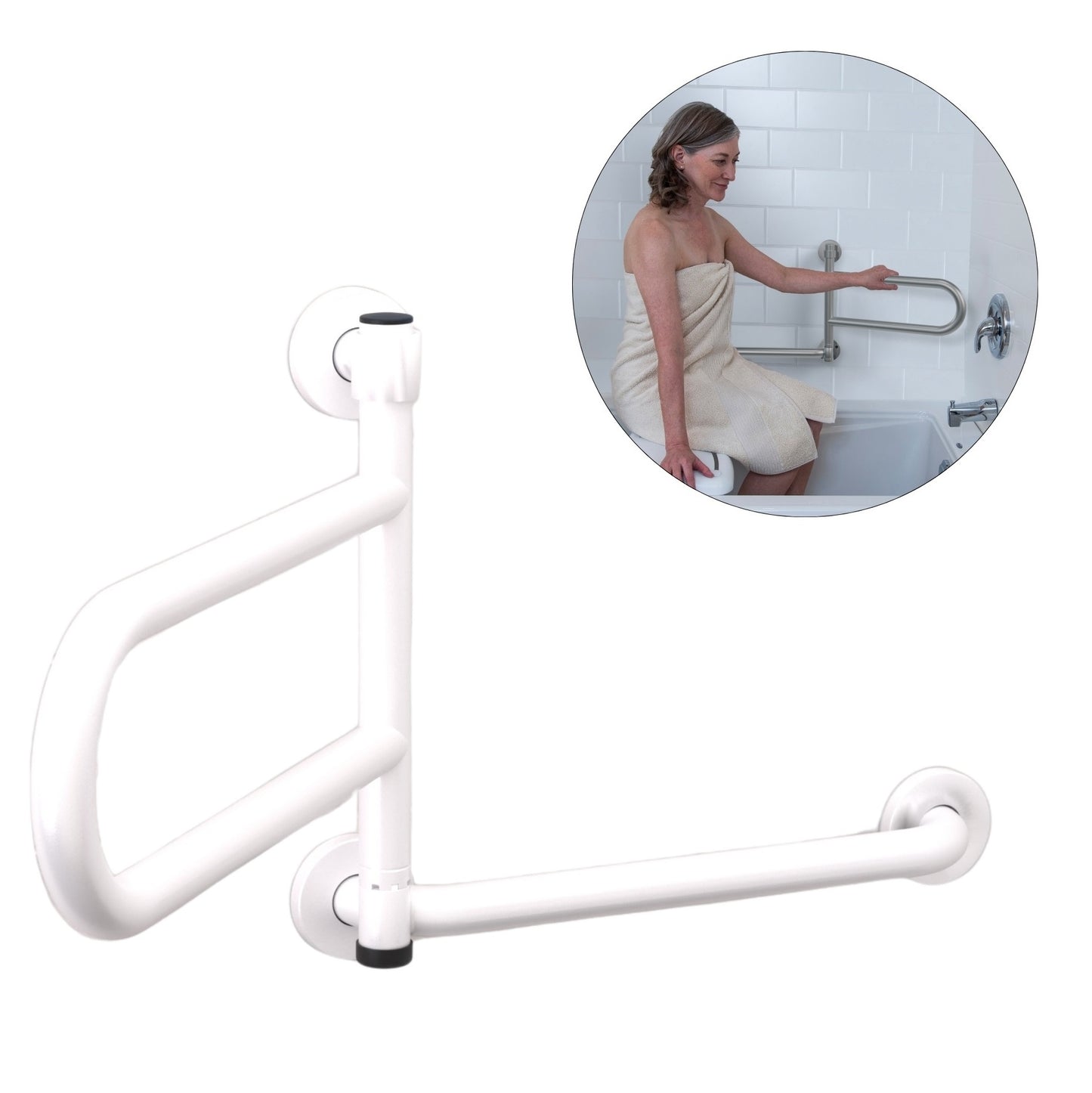 DependaBar™ Pivoting Grab Bar 16″